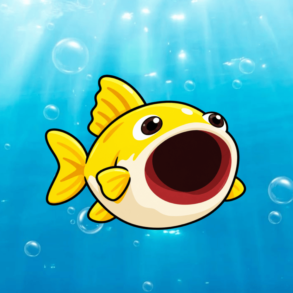 Pop Fish mascot